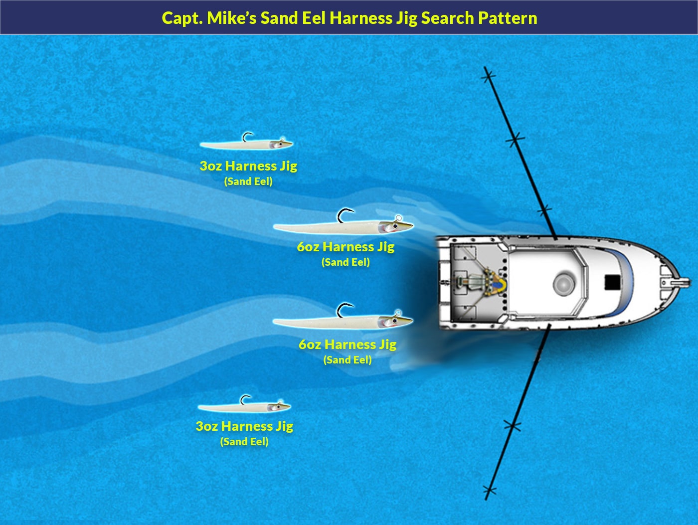Capt. Mike's Sand Eel Search Pattern